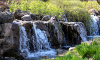 Chicago Botanic Garden Wide Waterfall IIII