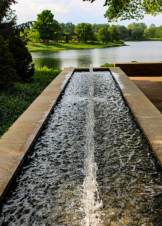 Chicago Botanic Garden Fountain