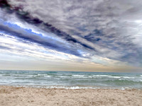 White Fish Dunes Beach Dramatic Sky Print Ready 2