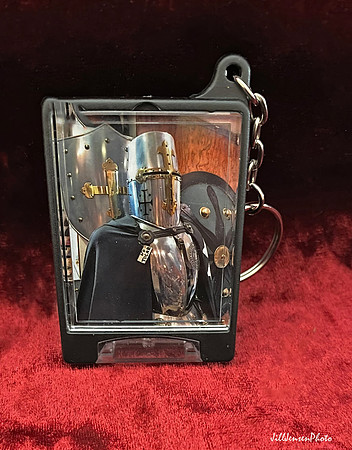 Knight in Shining Armor Key Chain With Flash Light