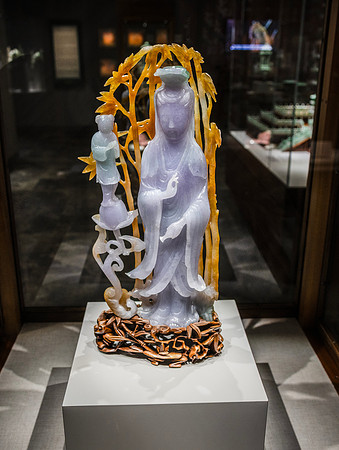 Pink Jade Statue